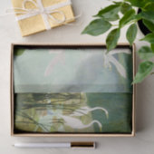 Papier Mousseline Hérons en été par Newell Convers Wyeth (Cadeau)