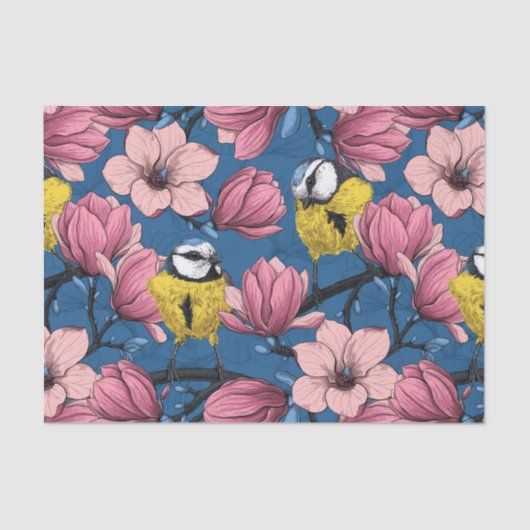 Papier Mousseline Heure du printemps (Recto)