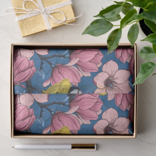 Papier Mousseline Heure du printemps (Cadeau)