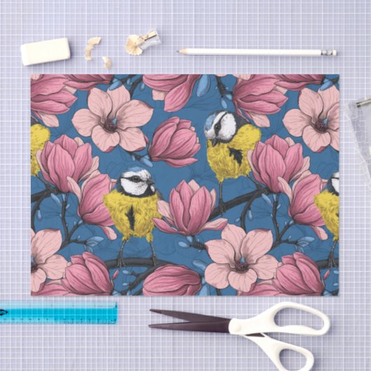 Papier Mousseline Heure du printemps (Artisanat)