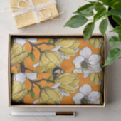 Papier Mousseline Heure du printemps en jaune (Cadeau)