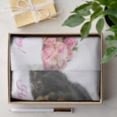 Papier Mousseline Heureuse Sainte-Valentin Cavalier King Charles (Cadeau)