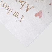 Papier Mousseline Heureuse Sainte-Valentin Sloth (Détail)