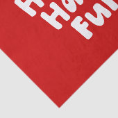 Papier Mousseline Heureux de s'amuser (Détail)