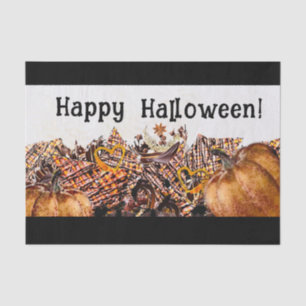PAPIER MOUSSELINE HEUREUX HALLOWEEN ! :)