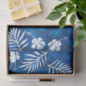 Papier Mousseline Hibiscus botanique tropical de Hawaii (Cadeau)