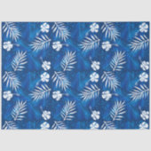 Papier Mousseline Hibiscus botanique tropical de Hawaii (Recto)