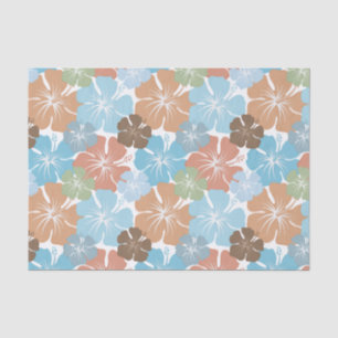 Papier Mousseline Hibiscus hawaïen Floral