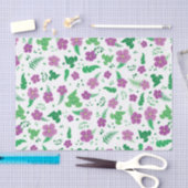 Papier Mousseline Hibiscus pourpre (Artisanat)