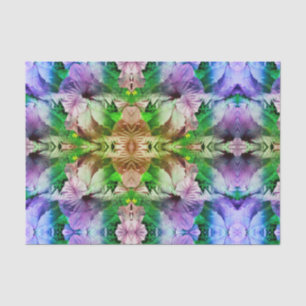 Papier Mousseline Hibiscus rose Fleur Abstraite déprimée