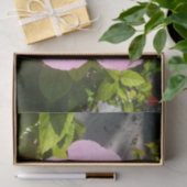 Papier Mousseline Hibiscus rose Fleur tropicale (Cadeau)