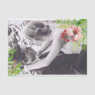 Papier Mousseline Hibiscus rose Revêtement De Fleur Ajouter Votre Pr