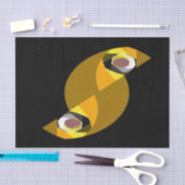 PAPIER MOUSSELINE HIBOU (Artisanat)