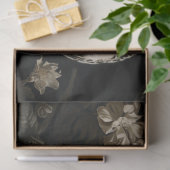 Papier Mousseline Hibou blanc (Cadeau)