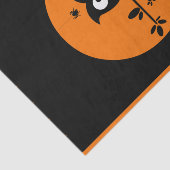 Papier Mousseline Hibou mignon de Halloween (Détail)