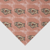 Papier Mousseline Hibou sage (Détail)