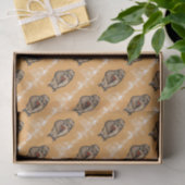 Papier Mousseline Hibou sage (Cadeau)