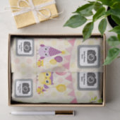 Papier Mousseline Hiboux de joyeux anniversaire (Cadeau)