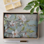 Papier Mousseline Hiboux sur une branche (Cadeau)