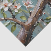 Papier Mousseline Hiboux sur une branche (Détail)