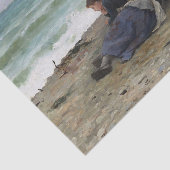 Papier Mousseline High Tide, Etretat par Daniel Ridgway Knight (Détail)