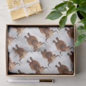 Papier Mousseline Highland Cow (Cadeau)