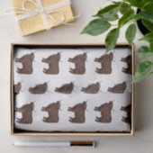 Papier Mousseline Highland cow (Cadeau)