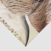 Papier Mousseline Highland Cow été (Détail)