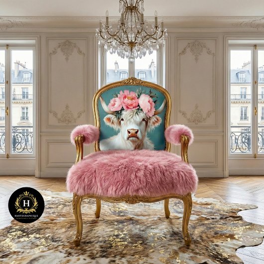 Papier Mousseline Highland Cow Rustic Boho Farmhouse Decoupage