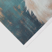 Papier Mousseline Highland Cow Rustic Boho Farmhouse Decoupage (Détail)