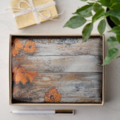 Papier Mousseline Highland Cow Rustic Painting Automne Découpage (Cadeau)