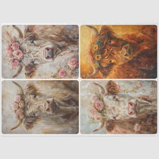 Papier Mousseline Highlander Haven (Recto)