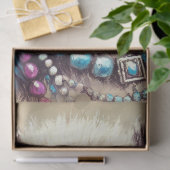 Papier Mousseline Hippie Panda Bear Chalk-Pastel Decoupage (Cadeau)