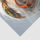 Papier Mousseline Hippie Surfin Grama Découpage (Détail)