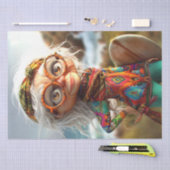 Papier Mousseline Hippie Surfin Grama Découpage (Artisanat)