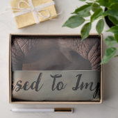 Papier Mousseline Hippo de découpage habillé pour impressionner (Cadeau)