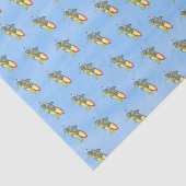 Papier Mousseline Hippocampe Fusée Rapide (Détail)
