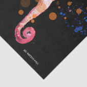 Papier Mousseline Hippocampe - rose (Détail)