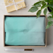 Papier Mousseline Hippocampes Aqua (Cadeau)
