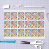 Papier Mousseline HISTOIRE DU LIEU DE REPOS Papier Tissu (Artisanat)