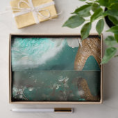 Papier Mousseline Hiver Antler Chat Floral Decoupage papier d'artisa (Cadeau)