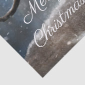 Papier Mousseline hiver neigeux du renne (Détail)