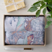 Papier Mousseline Hiver (quatre saisons), Alphonse Mucha (Cadeau)