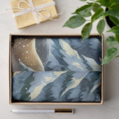 Papier Mousseline Hiver Solstice Goddess Forest-Deer papier tissu (Cadeau)