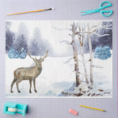 Papier Mousseline Hiver Woodland - Série d'accent Design 1 (Artisanat)