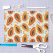 Papier Mousseline Hiya Papaya Motif (Artisanat)
