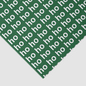 Papier Mousseline Ho Ho Ho Green (Détail)