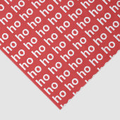 Papier Mousseline Ho Ho Rouge (Détail)