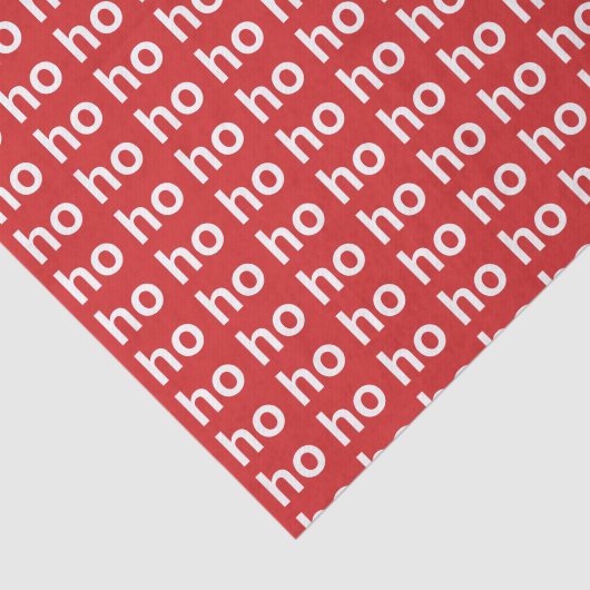 Papier Mousseline Ho Ho Rouge (Détail)