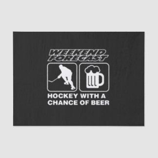 Papier Mousseline Hockey | Hockey Avec Une Chance De Bière